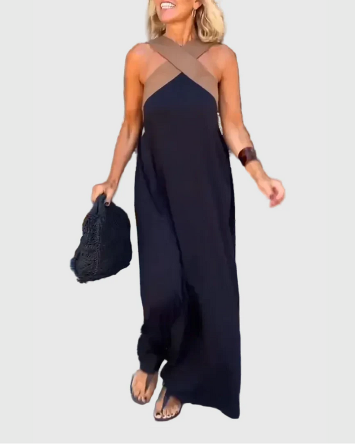 Elena | Robe Maxi Fluide et Élégante