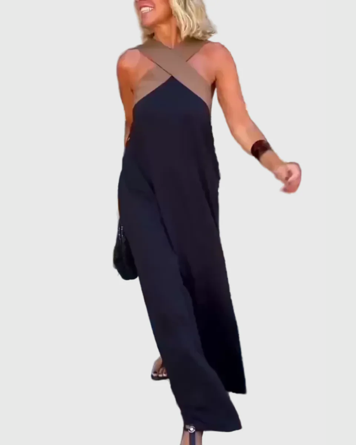 Elena | Robe Maxi Fluide et Élégante