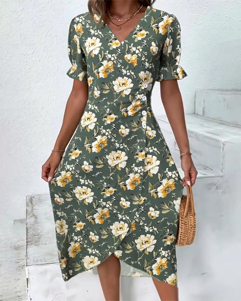 Robe En V Élégante Navetteur