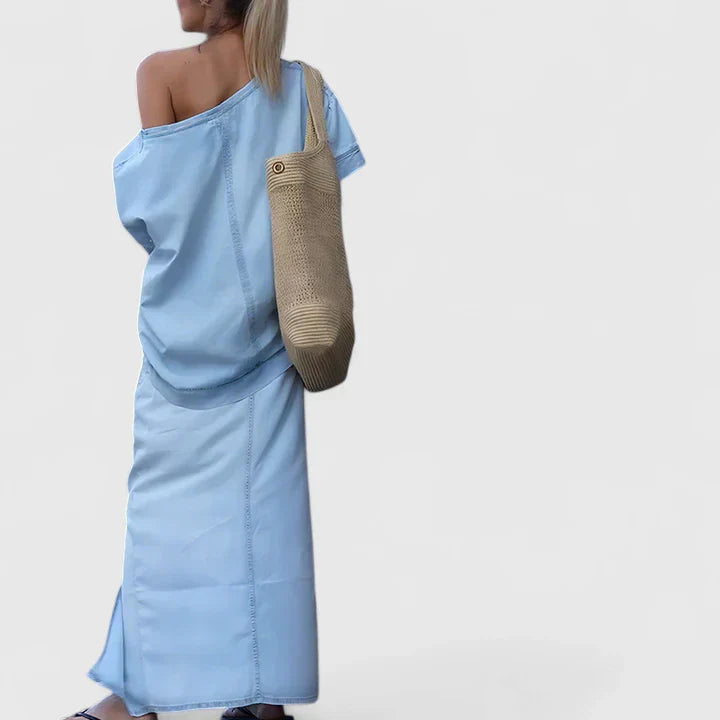 Averlynn | Ensemble de Jupe Maxi Élégante